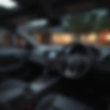 Interior cabin of the Kia Sportage highlighting advanced technology features