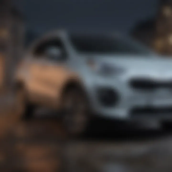 Comparison chart of different Kia Sportage trims and their specifications