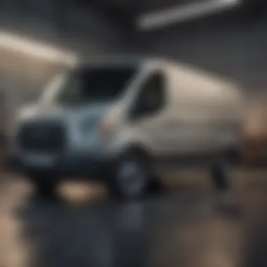 Detailed view of Ford Transit conversion craftsmanship and quality materials