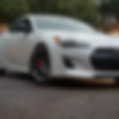 Upgraded Suspension Components Genesis Coupe with upgraded suspension components