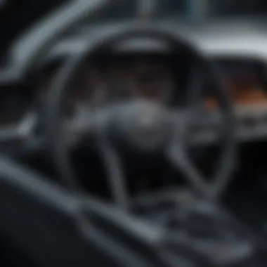 Advanced Technology in High-Performance Vehicles Futuristic dashboard of a high-performance vehicle with advanced technology