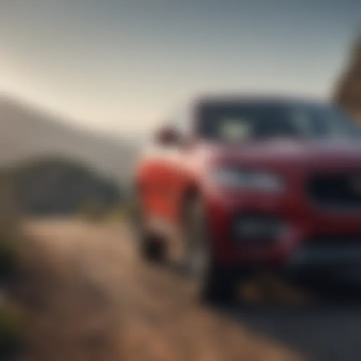 Comparison chart of luxury SUVs performance