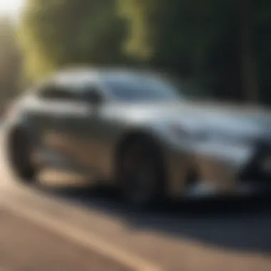 The Impact of Driving Habits on Lexus MPG Lexus car navigating through a scenic route, emphasizing driving habits.