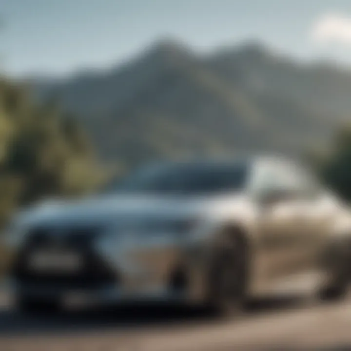 Comparison chart of various Lexus models and their MPG ratings.