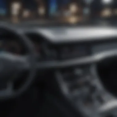 Dashboard of a Low Horsepower Car Interior view showcasing the dashboard of a low horsepower vehicle