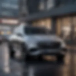 Sleek exterior design of the Mercedes-Benz EQS SUV showcasing its luxury appeal