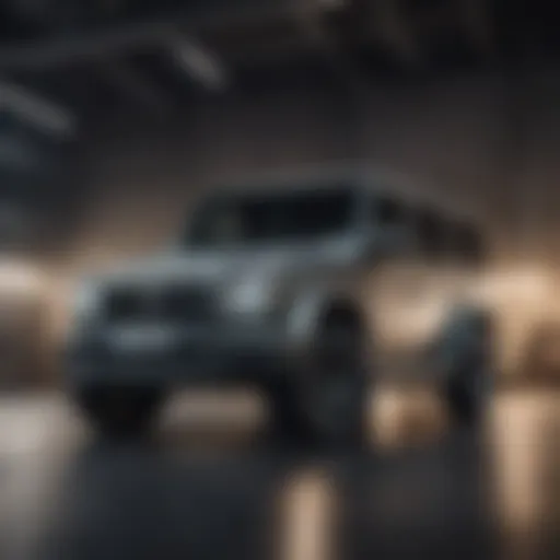 Front view of the Mercedes-Benz G-Class showcasing its iconic design.