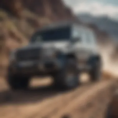 Off-Road Capabilities of the G-Class Mercedes-Benz G-Class in a rugged off-road environment, demonstrating its capabilities.