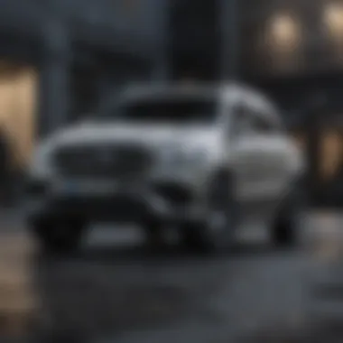 Elegant exterior design of a Mercedes-Benz high-end SUV