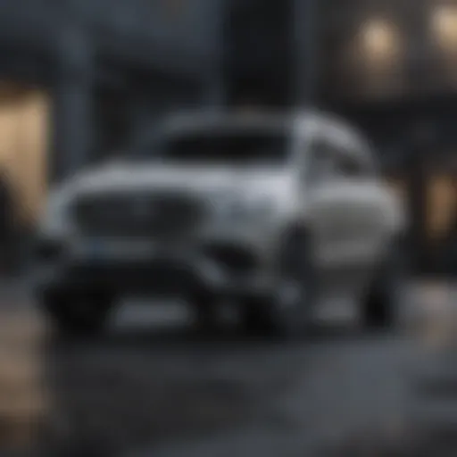 Elegant exterior design of a Mercedes-Benz high-end SUV