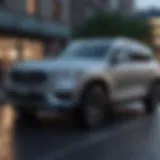Modern SUV featuring head-up display technology