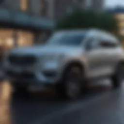Modern SUV featuring head-up display technology