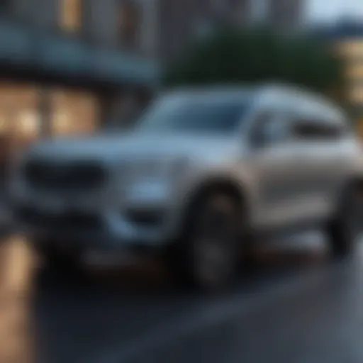 Modern SUV featuring head-up display technology