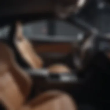 Interior Design of Tesla Model Y's Third Row Interior view of Tesla Model Y showcasing the third-row seating