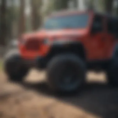 Jeep JK front bumper installation setup