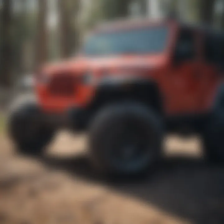 Jeep JK front bumper installation setup