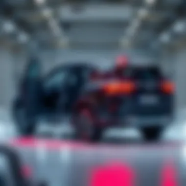 Safety Features of Top-Rated Economy SUVs Safety features highlighted in a modern SUV design