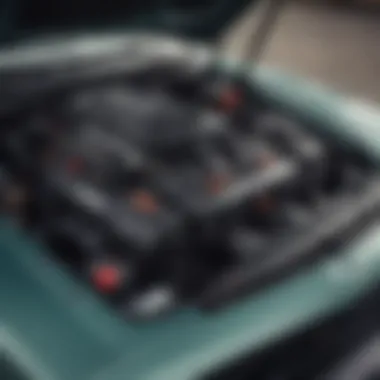 Performance Enhancements in the Bulletproof Dodge Charger Engine compartment of the bulletproof Dodge Charger displaying performance specifications and enhancements