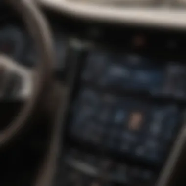 Connectivity Features of Cadillac Infotainment System Close-up view of the connectivity features available within the Cadillac Infotainment System.