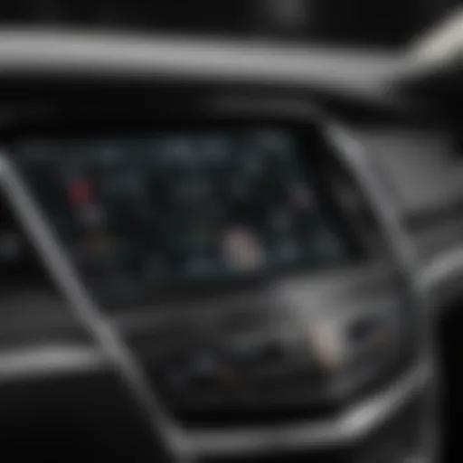 Screenshot of the Cadillac Infotainment System interface showcasing its sleek design and functionality.