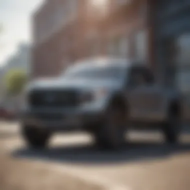 Environmental Benefits of Electric Pickups An infographic depicting the environmental benefits of electric pickups, with a focus on sustainability.