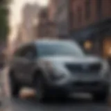 Ford Explorer showcasing its sleek exterior design on city streets