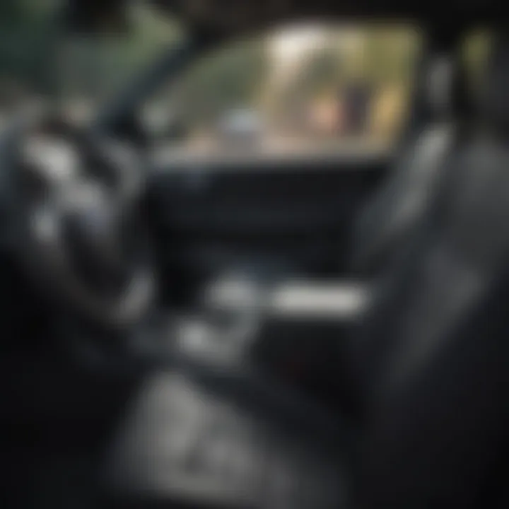 Interior features highlighting advanced technology in Ford Runner TRD