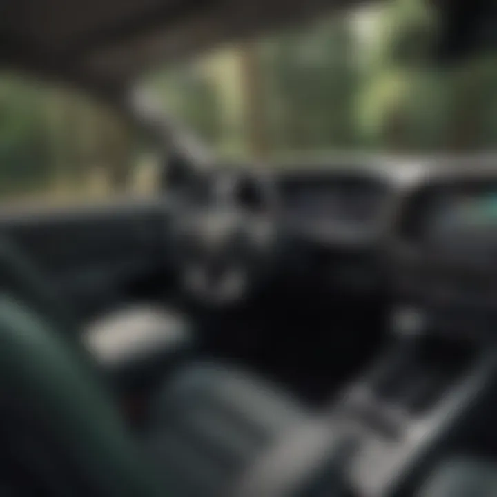 Interior view showcasing the modern dashboard and seating