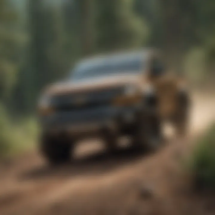 Chevy Colorado tackling rugged terrains
