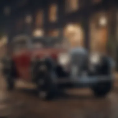 Vintage Bentley automobile showcasing early 20th-century design