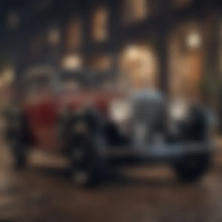 Vintage Bentley automobile showcasing early 20th-century design