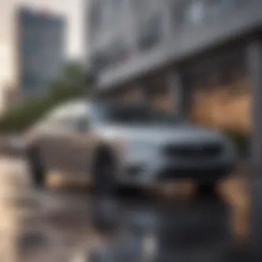 Modern Sedans Under $25,000 A sleek sedan parked in an urban setting showcasing modern design.