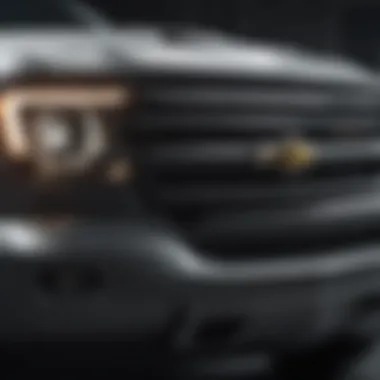 Close-up of the advanced features in a Chevy Silverado, including infotainment and control systems.