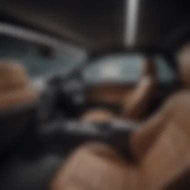Room for All: Interior of the Mustang SUV Interior view of the Mustang SUV highlighting spacious seating for seven.
