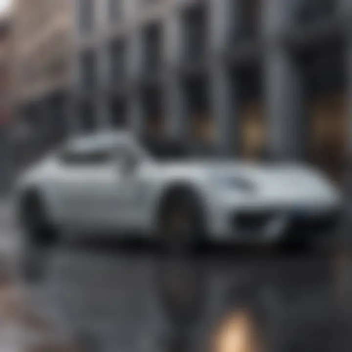 Sleek exterior of the Porsche Panamera Turbo S E-Hybrid showcasing its elegant design