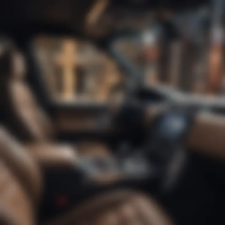 Interior of the Range Rover highlighting luxury and comfort