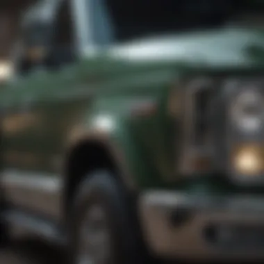 Close-up of the Titan King Cab's engineering features, emphasizing innovative design elements
