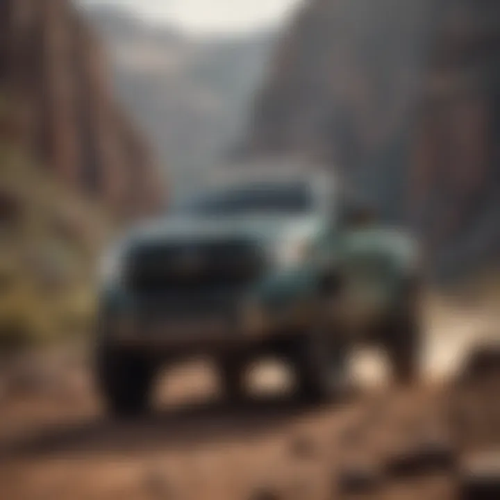 The Titan King Cab in action on a rugged terrain, demonstrating its performance capabilities