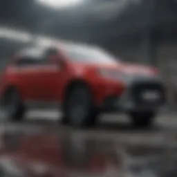 Mitsubishi Outlander showcasing sleek design