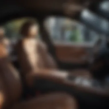 Luxury Interior with Advanced Technology Interior view of a luxury sedan featuring state-of-the-art technology