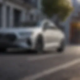 Sleek sedan showcasing modern design and performance