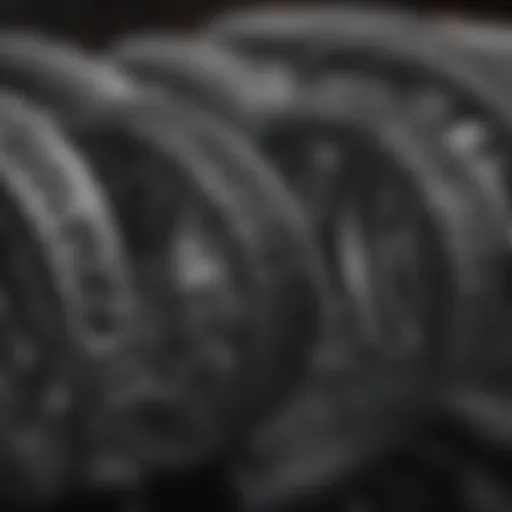 Detailed view of XJ coil springs showcasing their design and construction