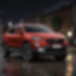 Exterior design of the Fiat SUV Fremont showcasing modern aesthetics and robust build.