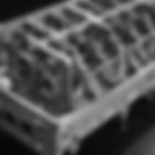 Detailed view of Flotek cylinder head