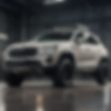 Elevated Vehicle Stance Post Suspension Lift Vehicle showcasing elevated stance after suspension lift installation