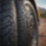 Goodyear Grabber tire showcasing rugged tread patterns