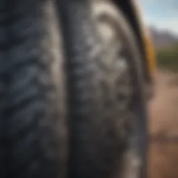 Goodyear Grabber tire showcasing rugged tread patterns