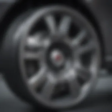 Intricate Design of High Positive Offset Wheel Close-up view of high positive offset wheel showcasing design intricacies