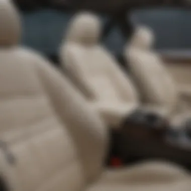 Luxurious Seating in the Honda Accord Touring Package Detailed close-up of the luxurious seating arrangement