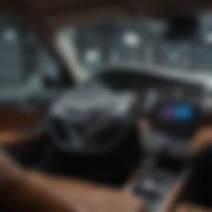 Interior shot highlighting the advanced technology features of the Honda CR-V.